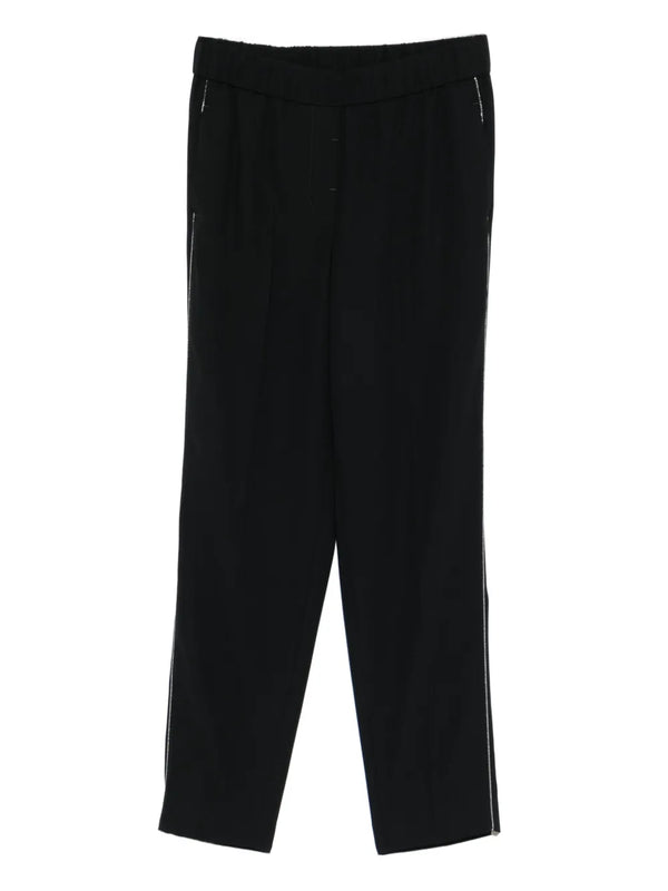 Peserico Outer: Polyester 100%; Lining: Acetate 61% trousers in black
