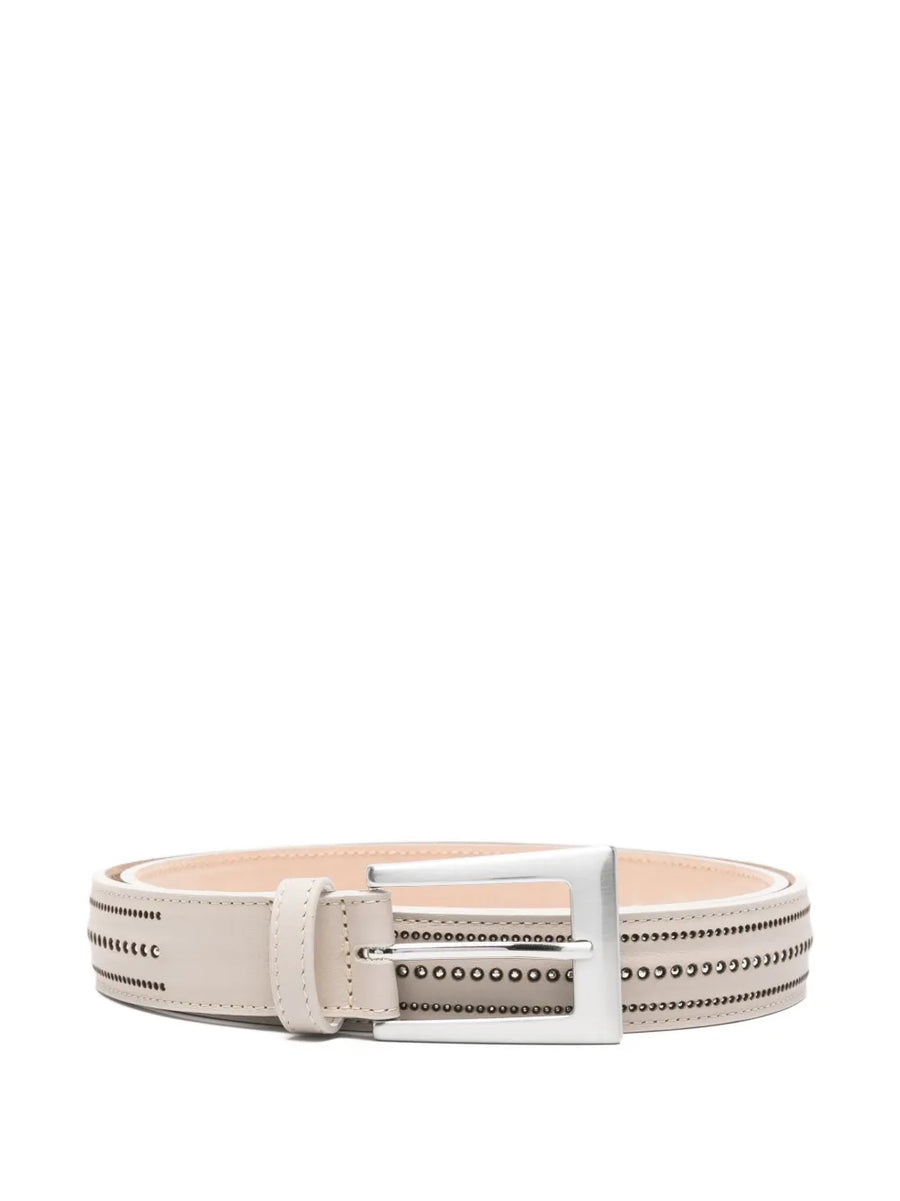 Peserico Calf Suede 100% belt in beige