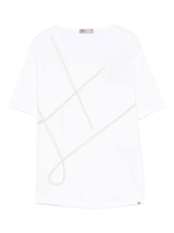 Herno Cotton 95% t-shirt in white