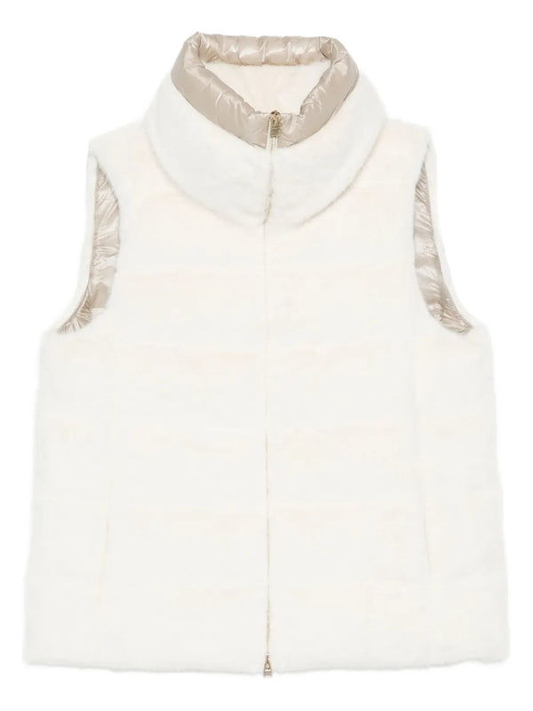 Herno Outer: Polyamide 100% gilet in white