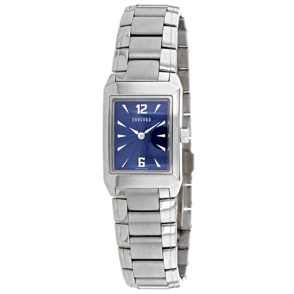 Concord Stainless steel case watch in blue