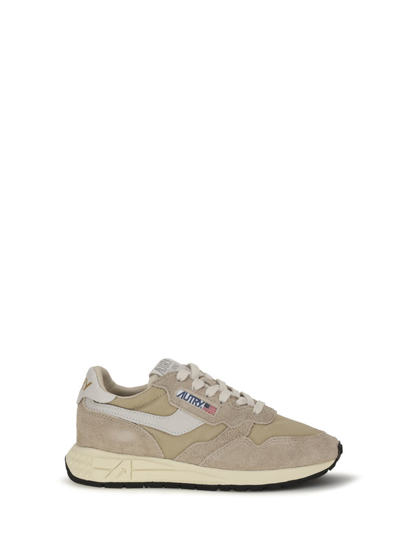 Autry Upper: 40% calf leather sneaker in beige