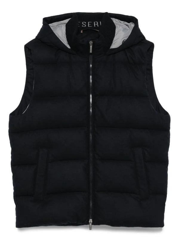 Peserico Outer: Cashmere 51% vest in black