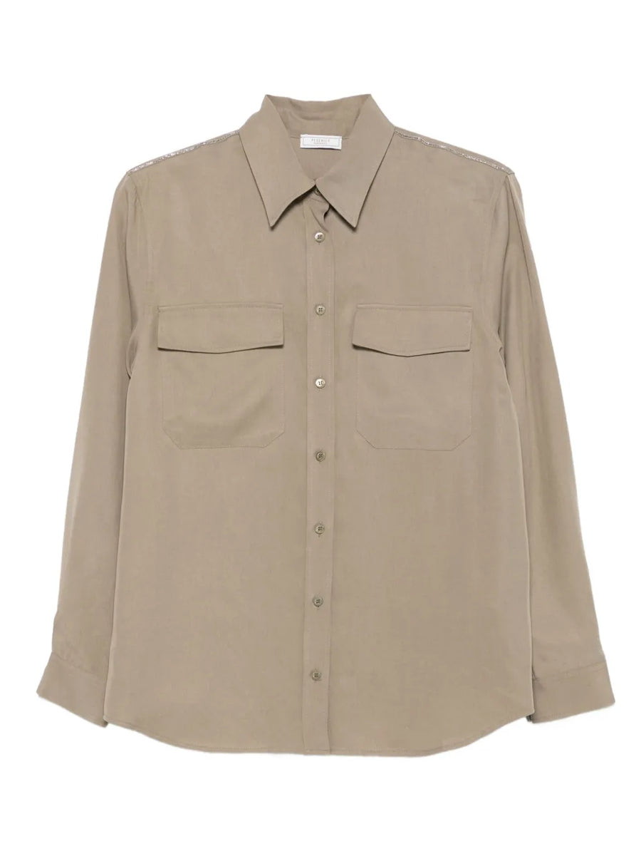 Peserico Lyocell 100% shirt in beige