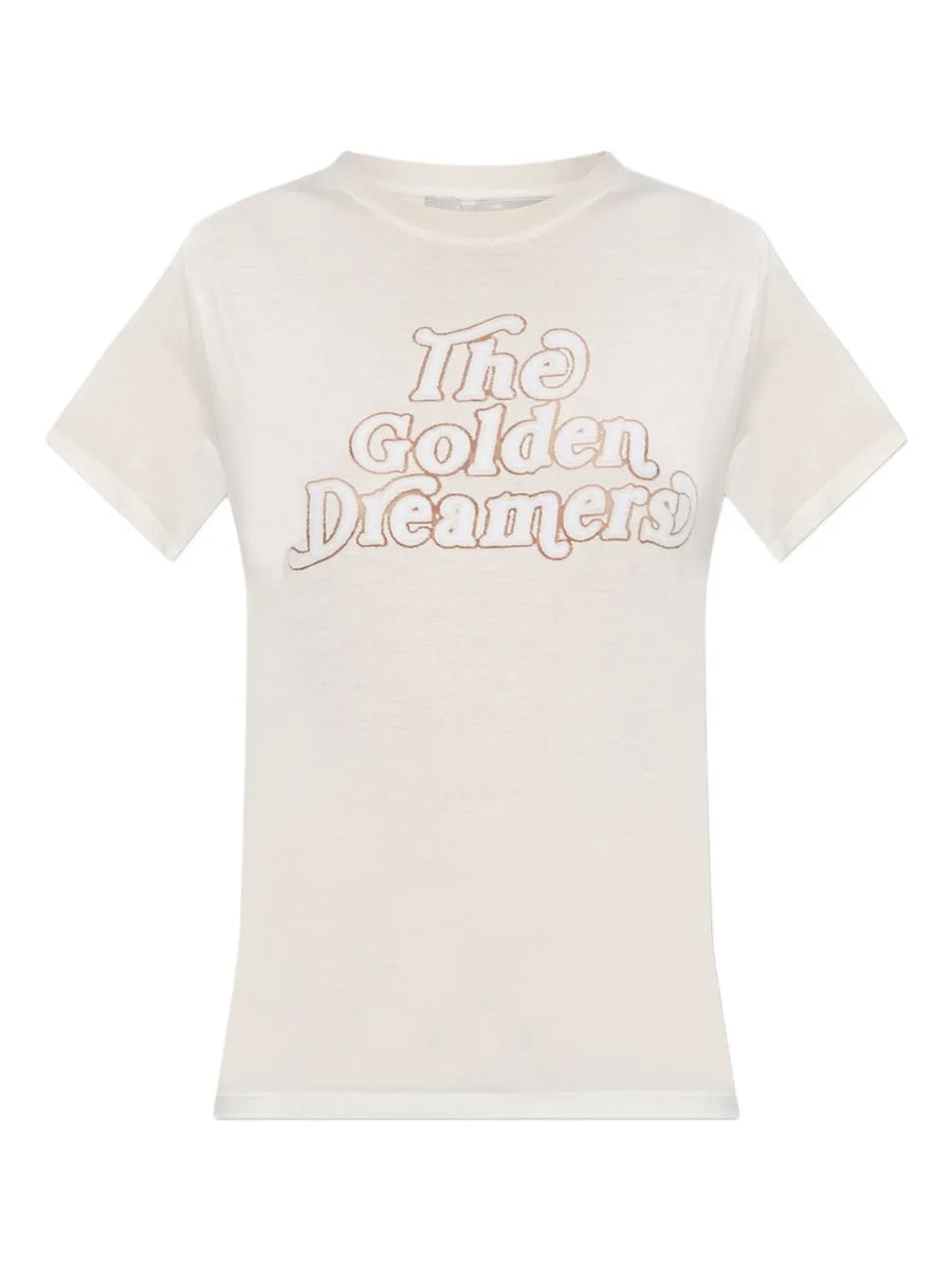 Golden Goose Viscose 100% t-shirt in white