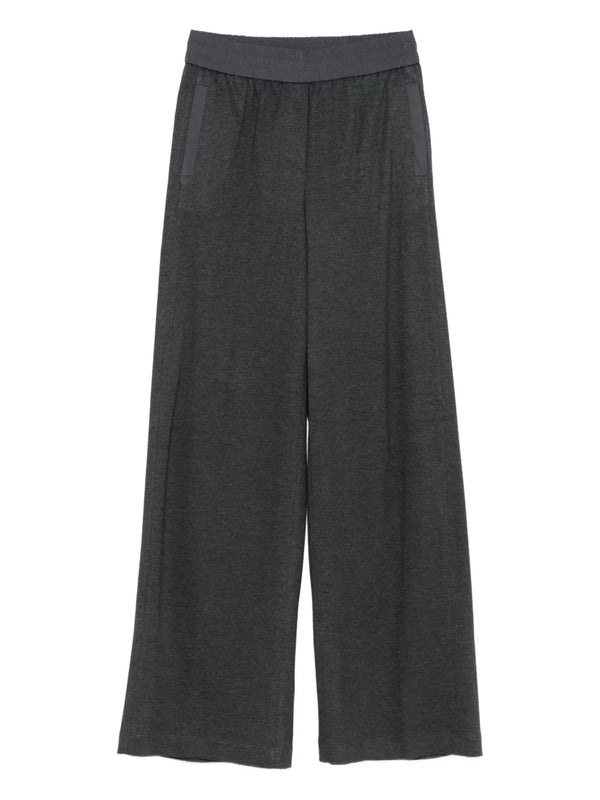 Peserico Outer: Cotton 50% trousers in charcoal