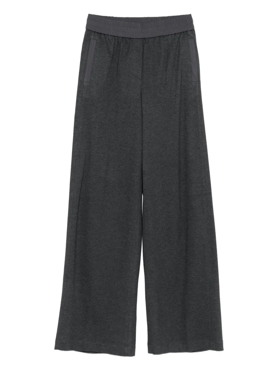Peserico Outer: Cotton 50% trousers in charcoal