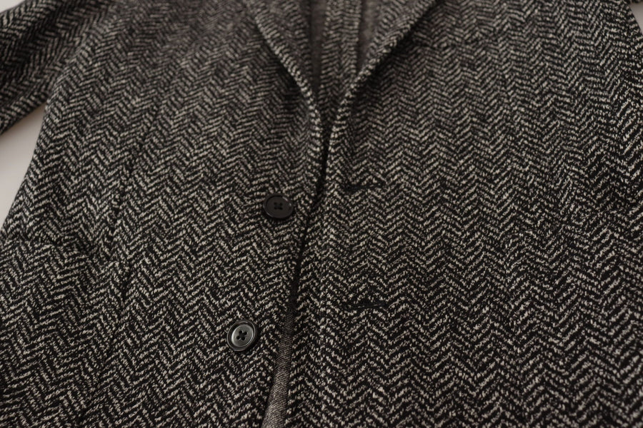 Dolce & Gabbana 50% Cotton blazer in gray