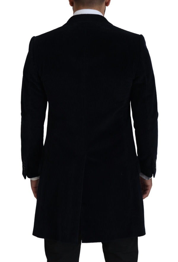 Dolce & Gabbana 100% Cotton coat in black
