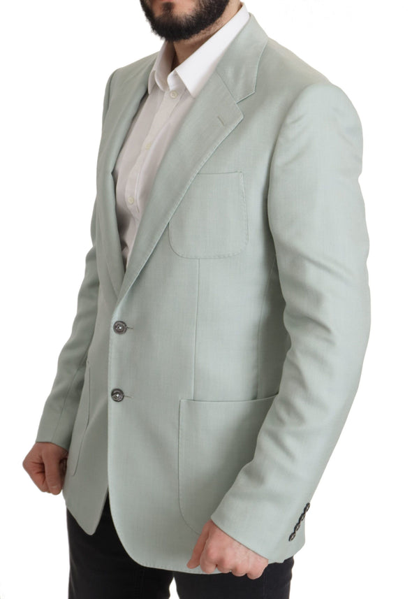 Dolce & Gabbana 85% Cashmere 15% Silk blazer in green