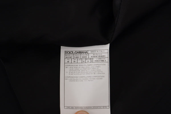 Dolce & Gabbana 98% Virgin Wool suit in black