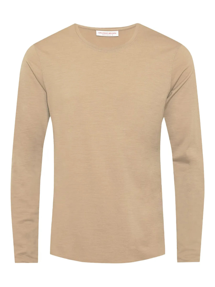 Orlebar Brown Merino wool 100% t-shirt in beige
