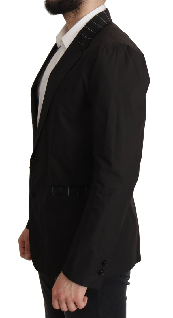Dolce & Gabbana 85% Cotton blazer in black
