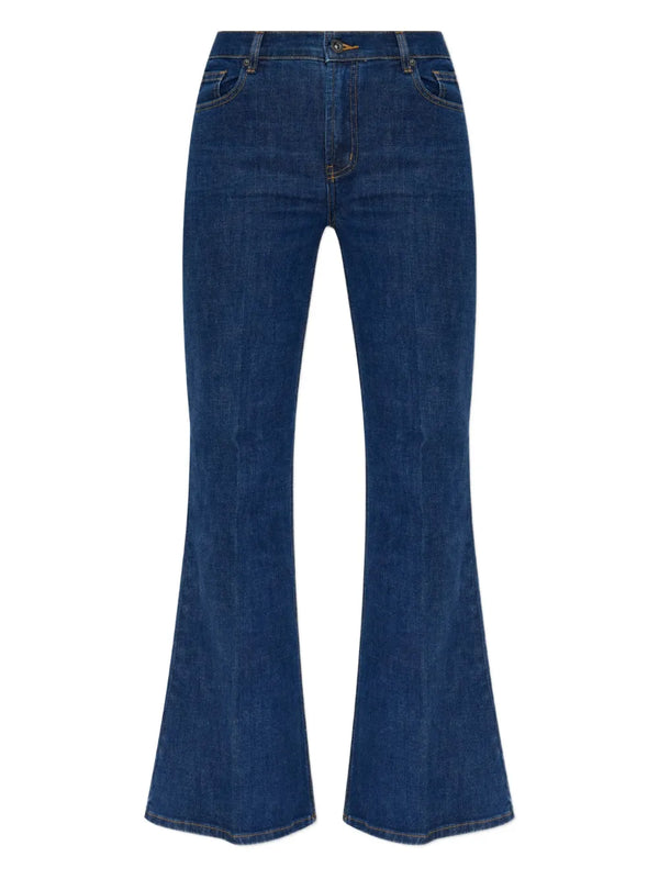 Self-Portrait Cotton 100% jeans in blue