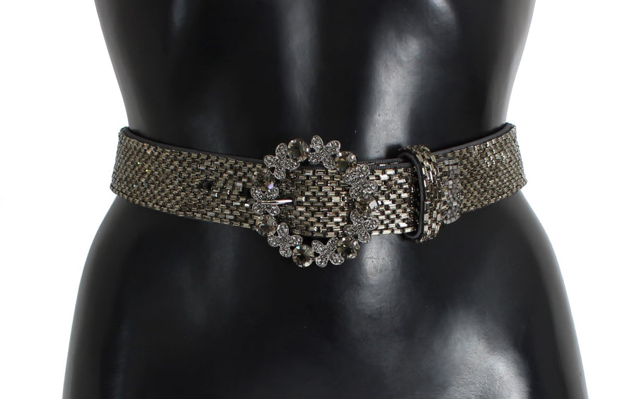 Dolce & Gabbana 100% Viscose belt in gray