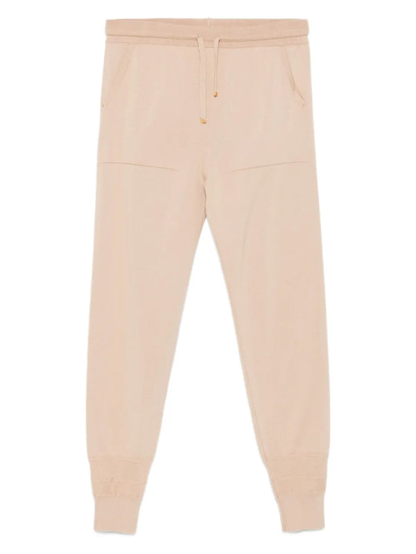 Eleventy Wool 100% joggers in beige