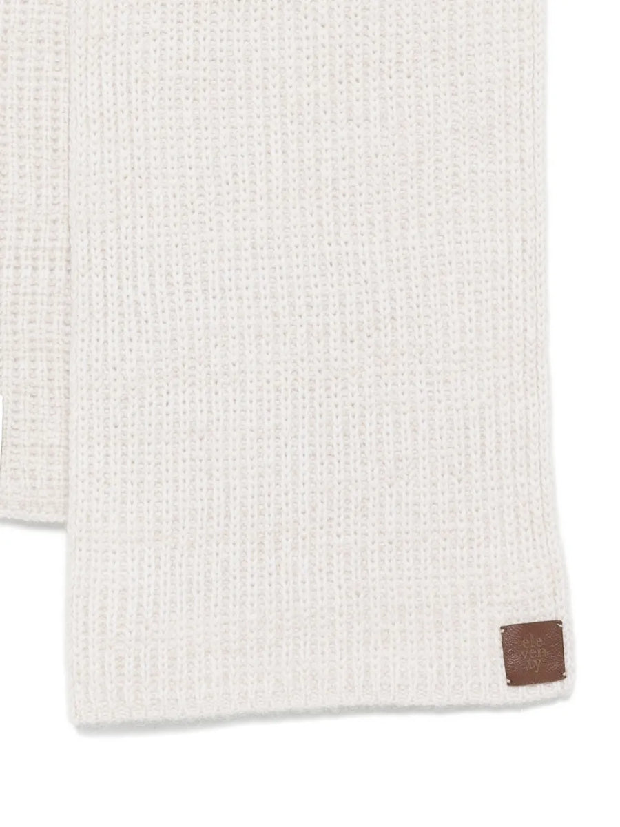 Eleventy Cashmere 100% scarf in white