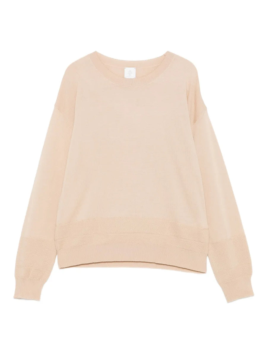 Eleventy Wool 100% sweater in beige