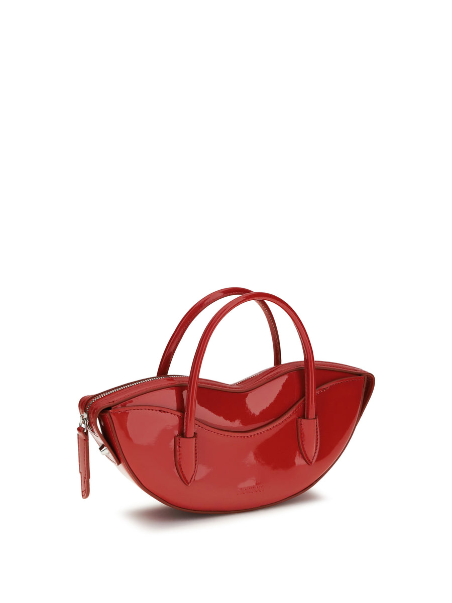 Shoulder Bag Mini Lips Red Calf Leather Handbags