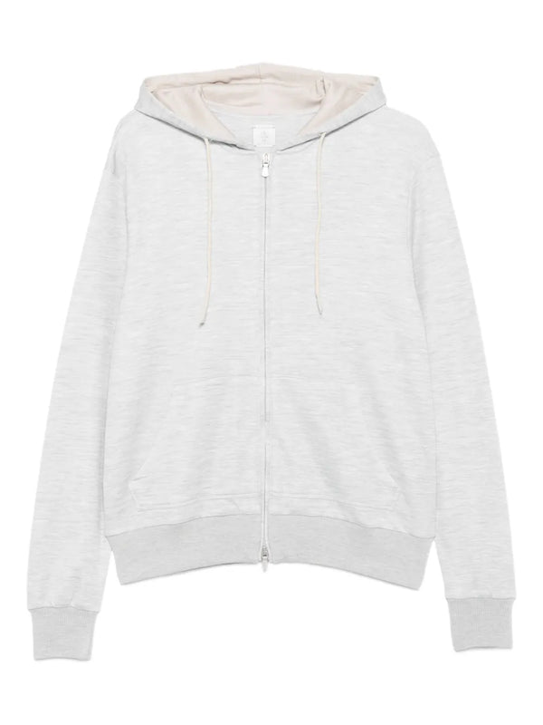Eleventy Polyester 70% hoodie in grey