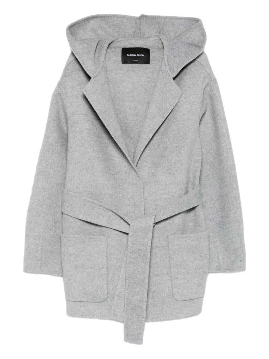 Fabiana Filippi Virgin Wool 90% coat in grey