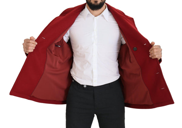 Dolce & Gabbana 70% Virgin Wool blazer in red