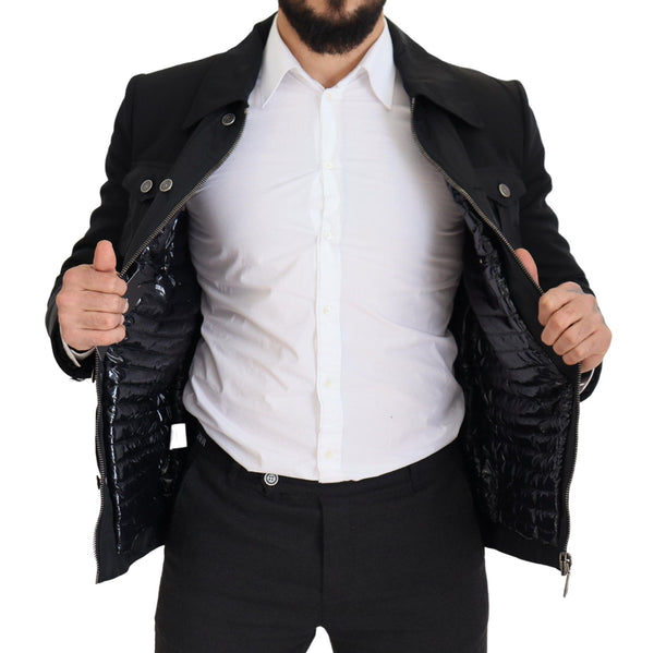 Dolce & Gabbana 50% Virgin Wool blazer in black