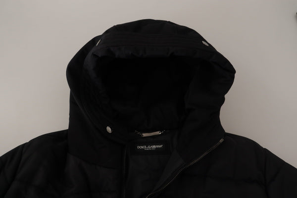 Dolce & Gabbana 80% Nylon parka in black