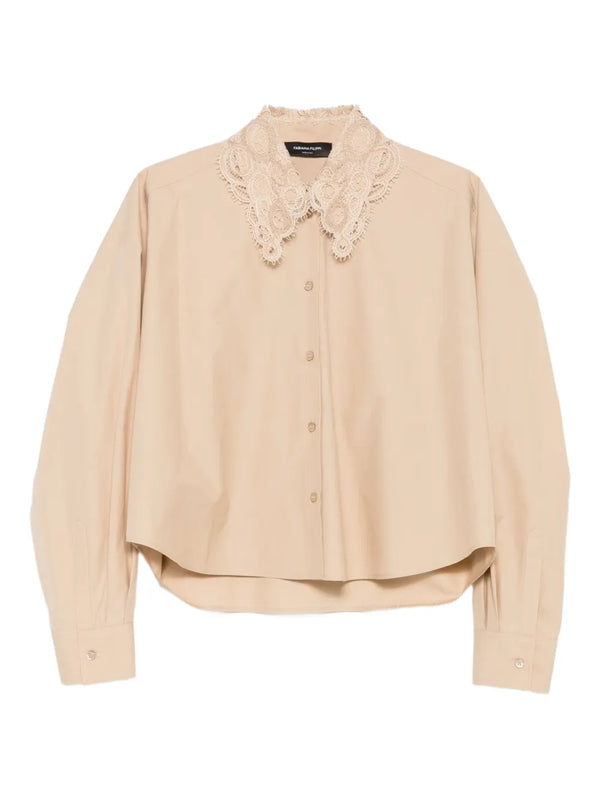 Fabiana Filippi Cotton 100% blouse in beige