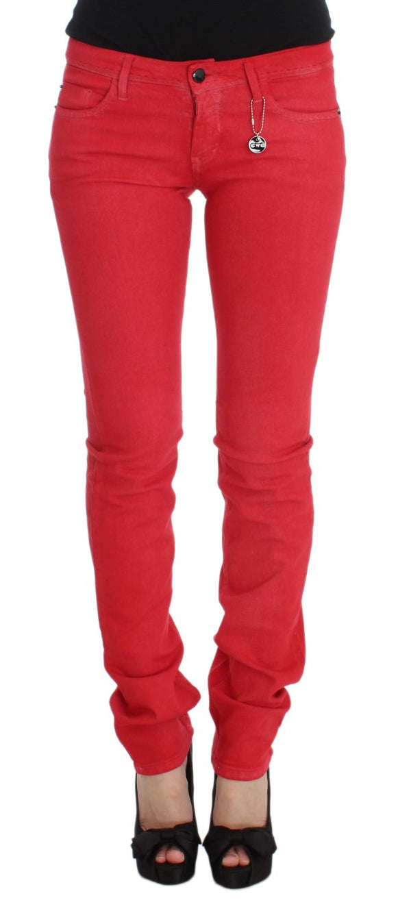 Costume National 98% Cotton jeans in red