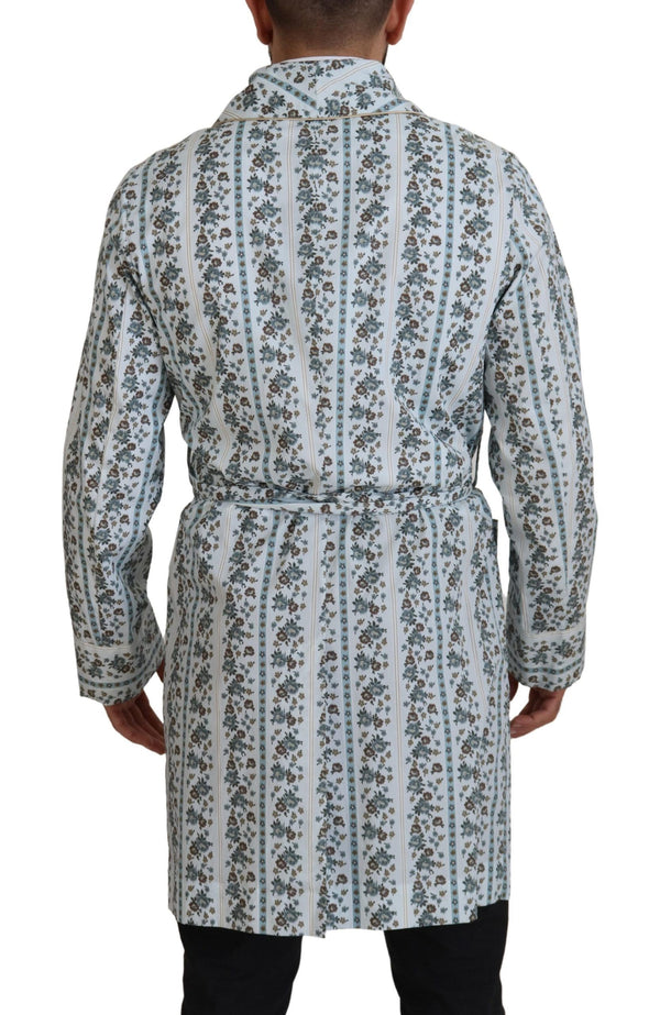 Dolce & Gabbana 97% Cotton coat in blue