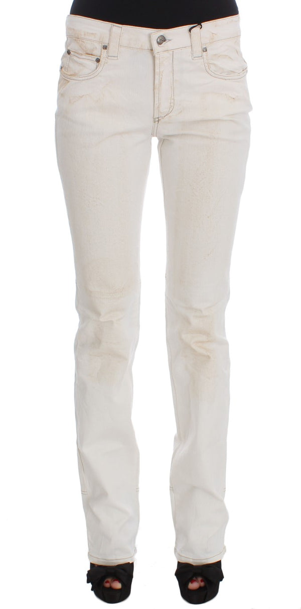 Costume National 97% Cotton jeans in white