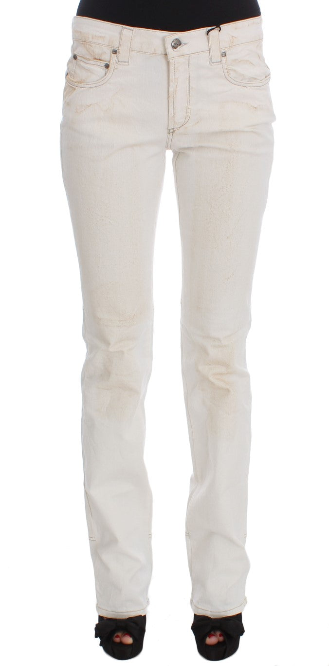 Costume National 97% Cotton jeans in white