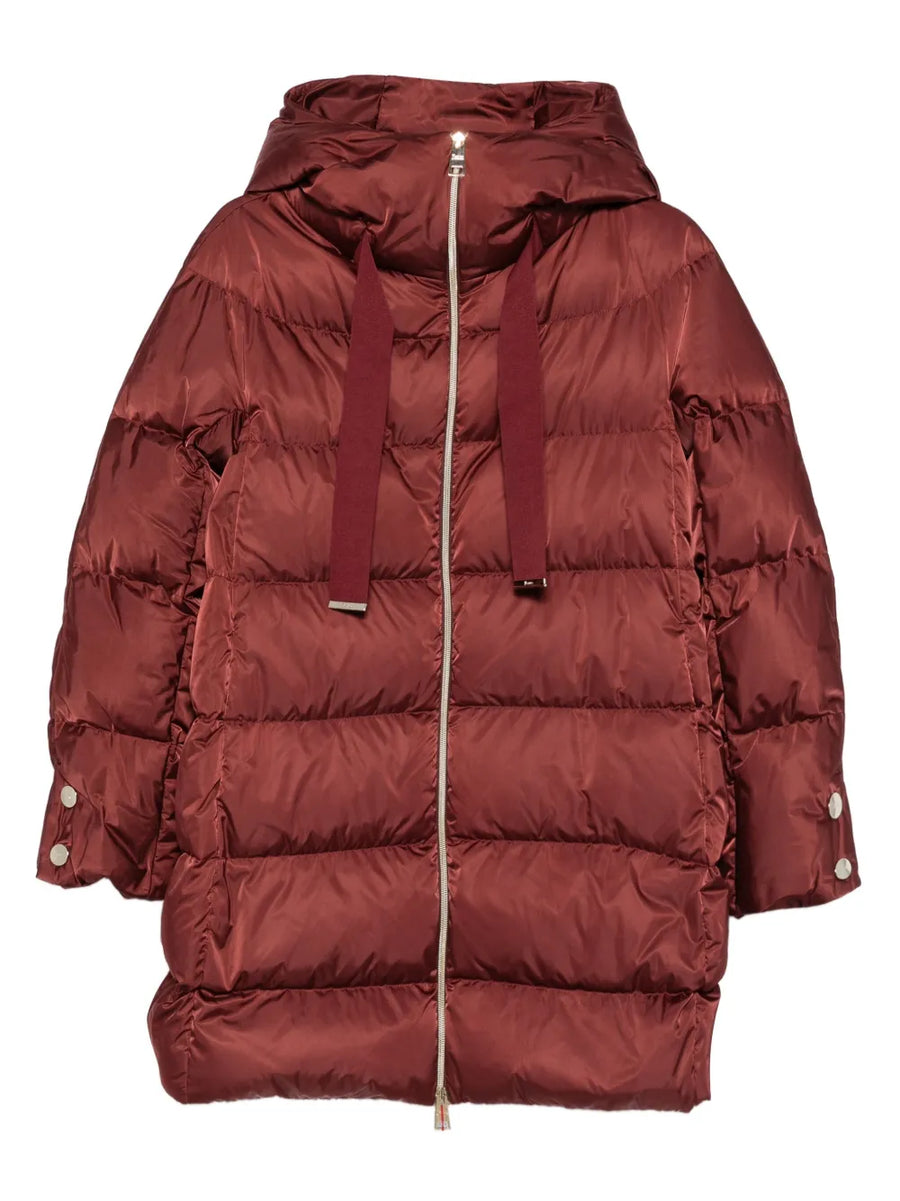 Herno Outer: Polyester 100%; Lining: Polyamide 100%; Fill: Down 80% down jacket in burgundy