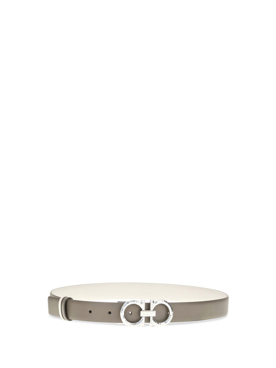 Belt Gancini Haze Calf Leather