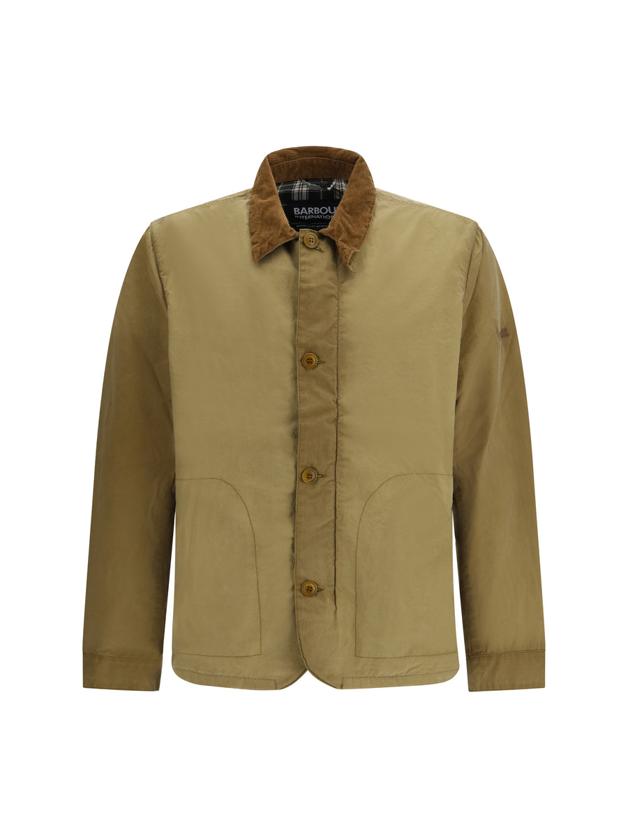 Jacket Troon Washed Waxed Cotton Sand