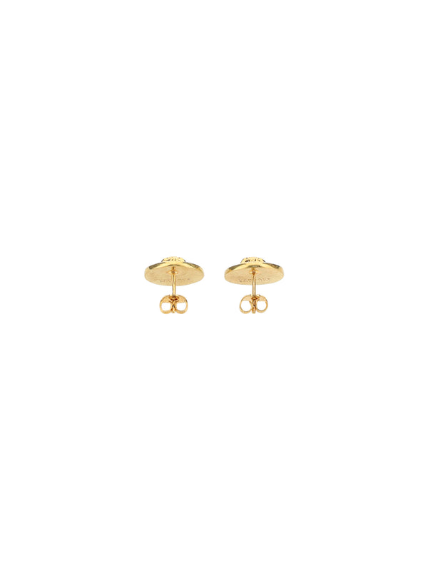 Earrings Medusa Logo Tribute Gold Metal