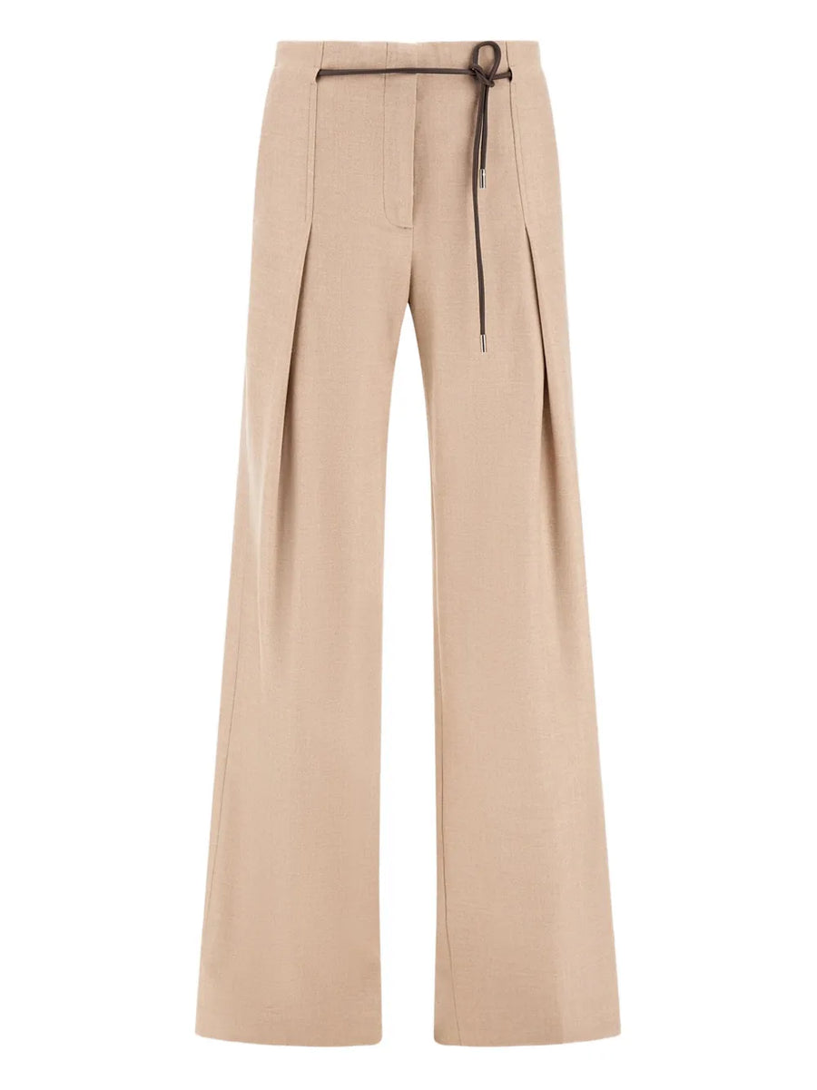 Herno 100% (composition incomplete in source) trousers in beige