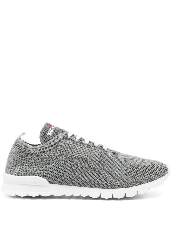 Kiton Outer: Cotton 90% sneaker in grey