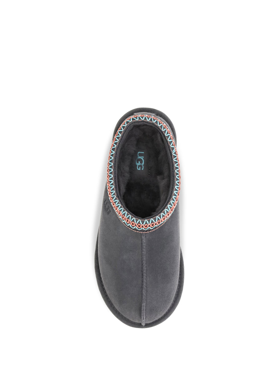 Mules Tasman Ii Dark Grey Suede Upper: Mutton Sandal