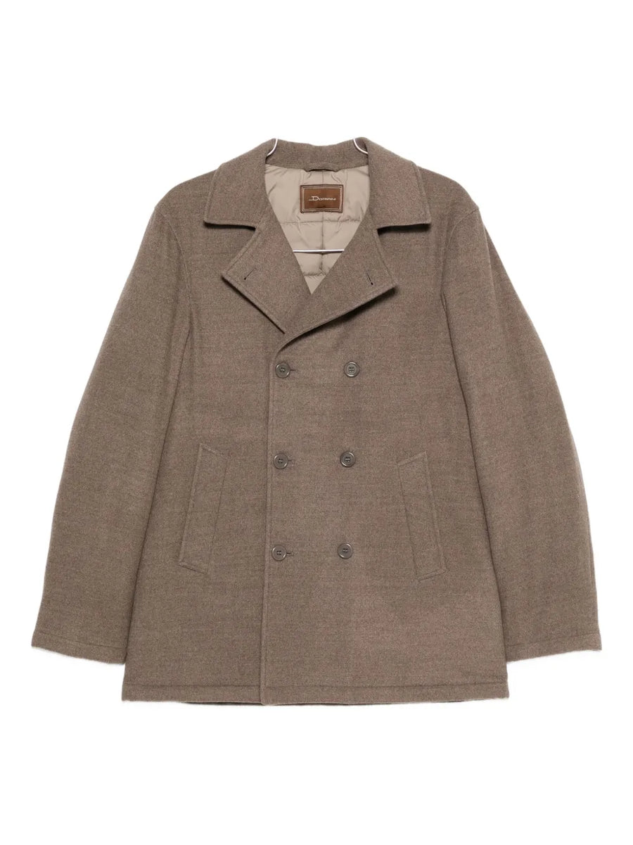 Doriani Cashmere 100% coat in taupe