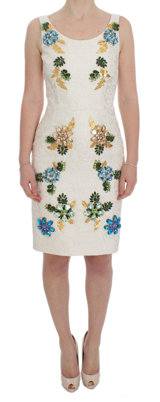Dolce & Gabbana 73% Cotton dress in white
