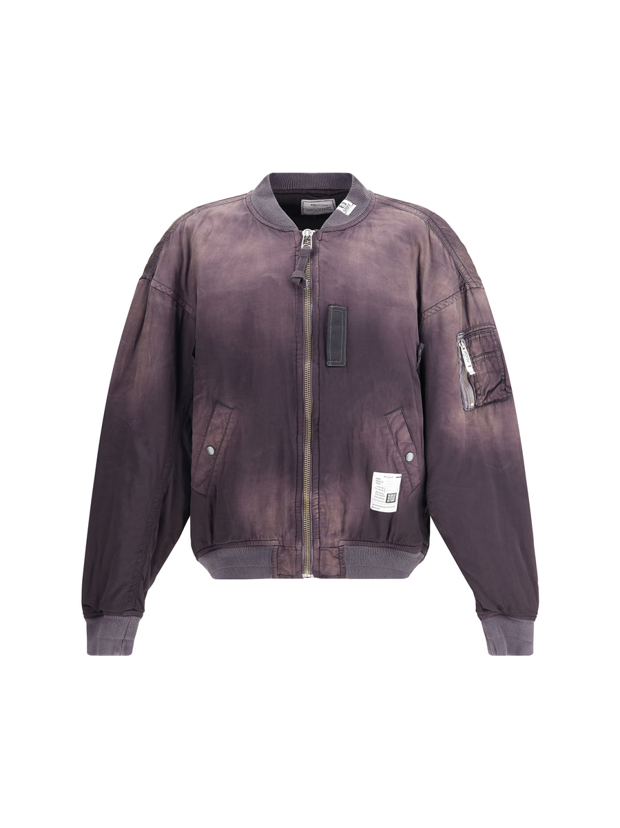 Flight Jacket Aged Black Outer Rayon