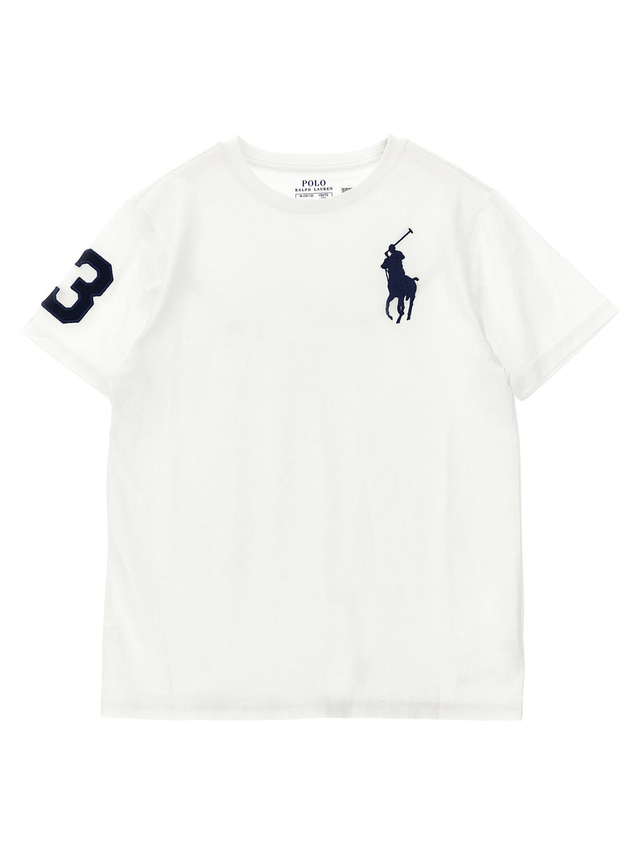 Polo Ralph Lauren Logo-Embroidered Cotton T-Shirt — White