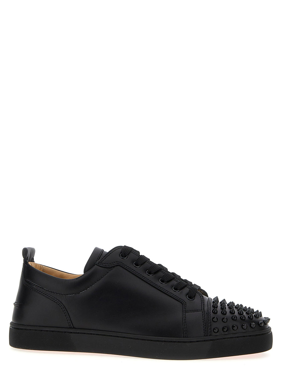 Christian Louboutin Louis Junior Spikes Sneaker — Black