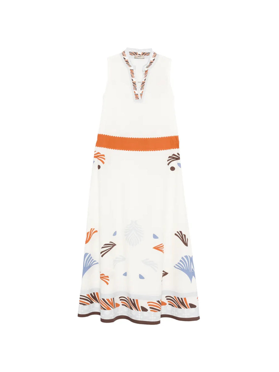 Herno Cotton 100% dress in white
