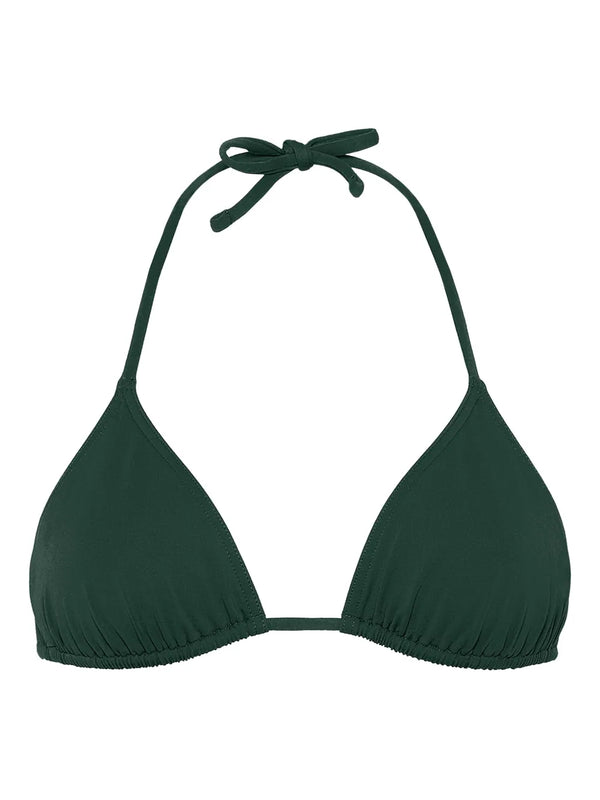 Eres Polyamide 84% bikini top in green