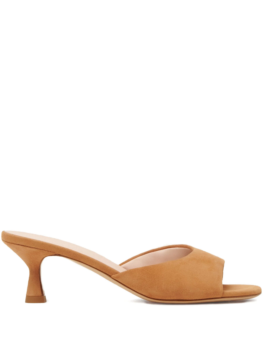 Fabiana Filippi Outer: Calf Suede 100%; Lining: Calf Leather 100%; Sole: Calf Leather 100% heel mule in camel