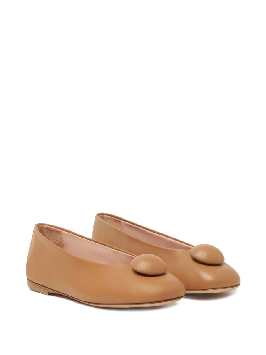 Fabiana Filippi Calf leather (outer ballet flat in beige