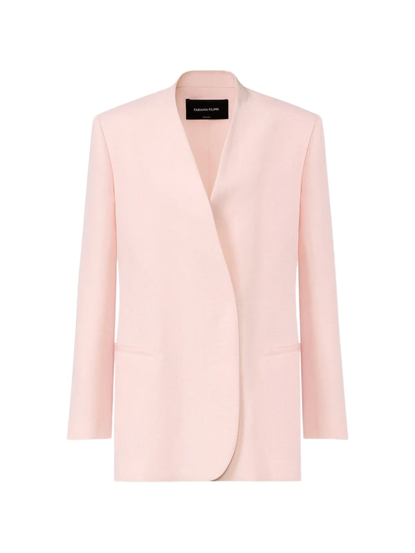 Fabiana Filippi Viscose 64% blazer in pink